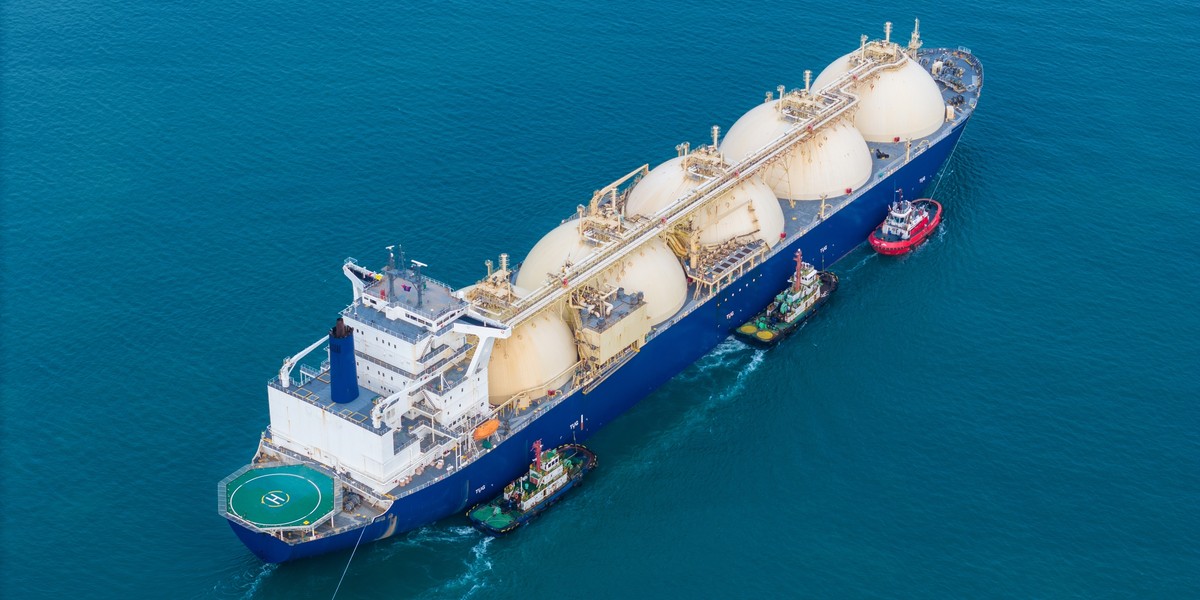 Transport LNG. Zdjęcie poglądowe