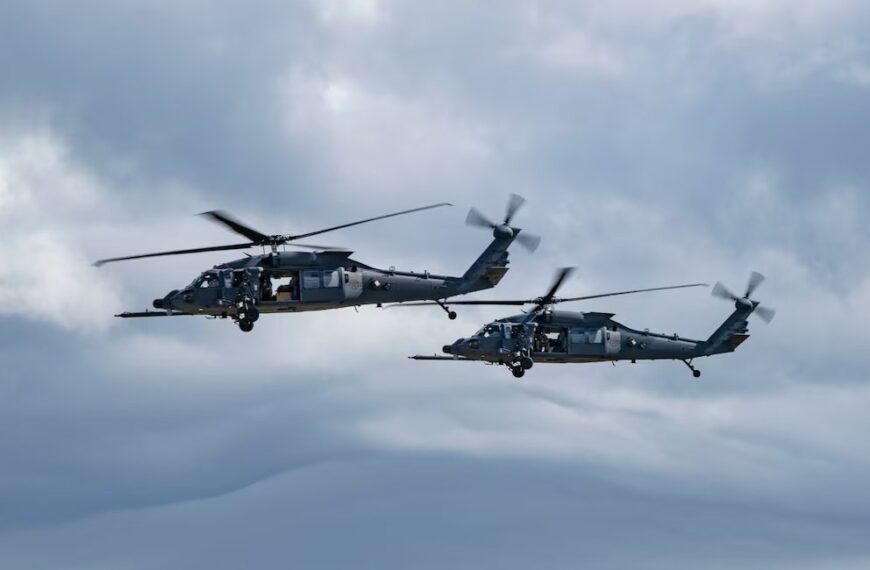 Pierwszy raz śmigłowiec HH-60W Jolly Green II brał…