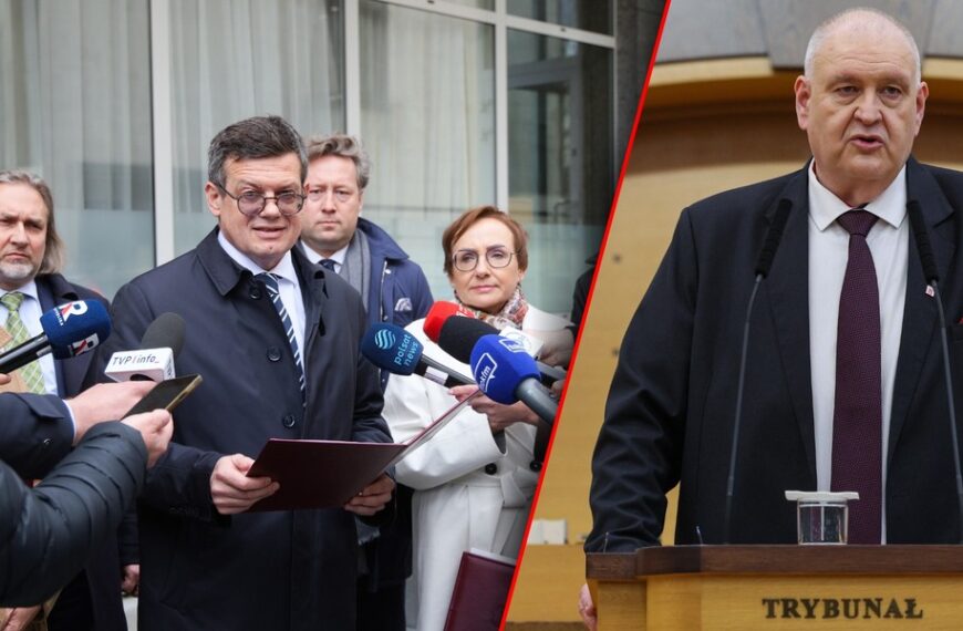 Kłótnia o TK nie ustaje. Sędziowie w budynku,&hellip;