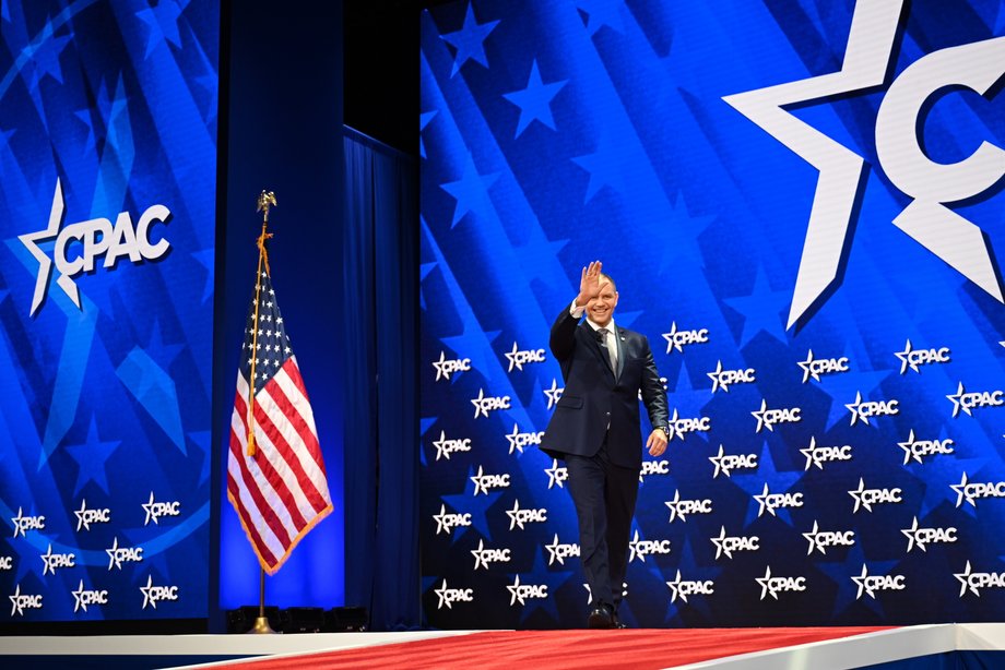 28 marca 2026 r. w Dallas w USA prezydent Karol Nawrocki wystąpił na Konferencji Konserwatywnej Akcji Politycznej (CPAC)