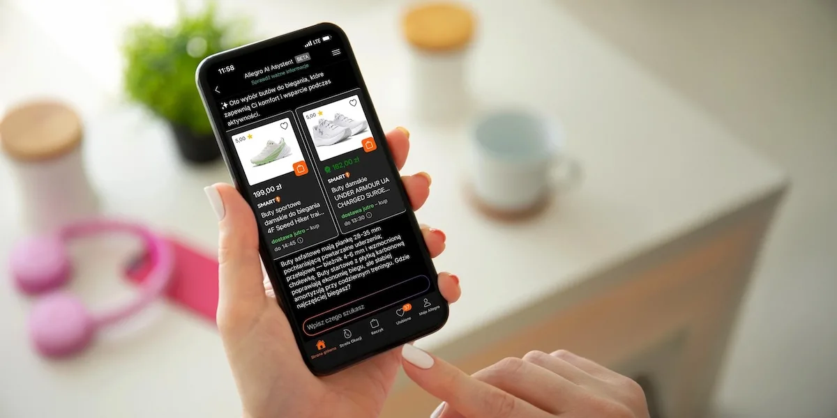 Asystent AI w aplikacji mobilnej Allegro wspomaga użytkownikom w odszukiwaniu produktów i otrzymywaniu sugestii zakupowych. Nowa funkcjonalność oparta na sztucznej inteligencji zmienia sposób dokonywania zakupów online i upraszcza odnalezienie odpowiednich ofert.