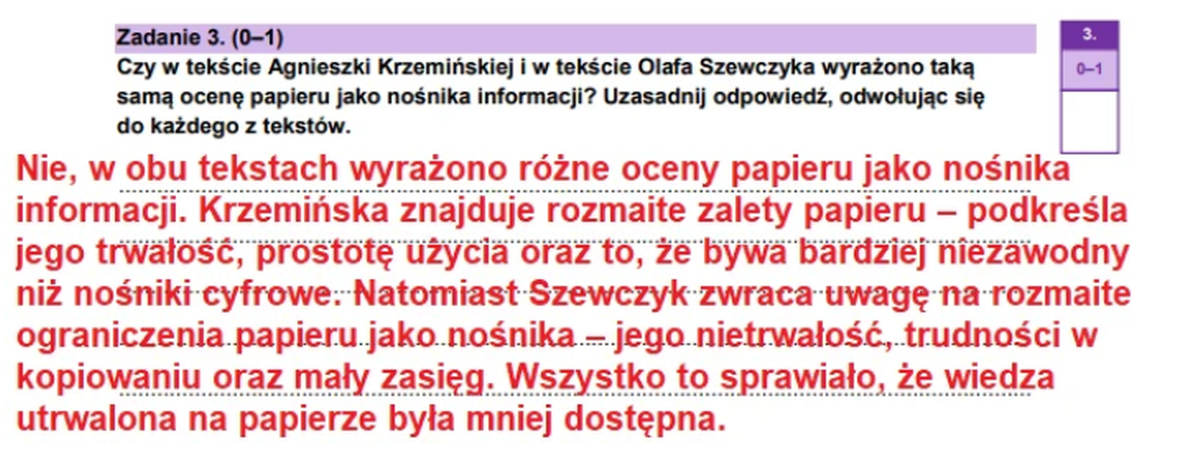 Zakończył się egzamin z języka polskiego na poziomie podstawowym