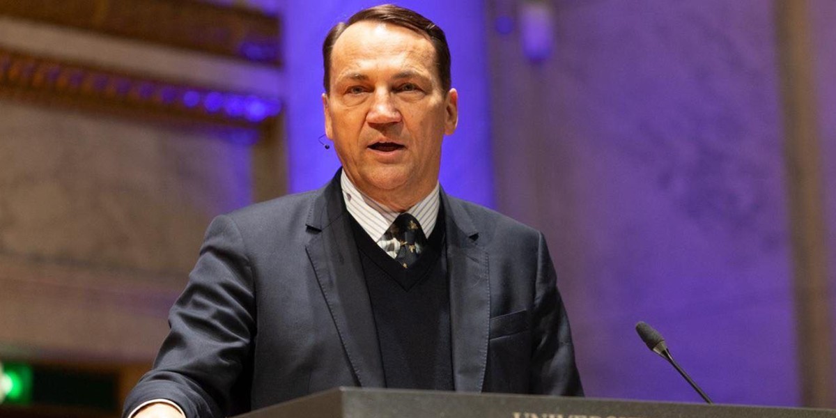 Szef polskiego MSZ Radosław Sikorski 