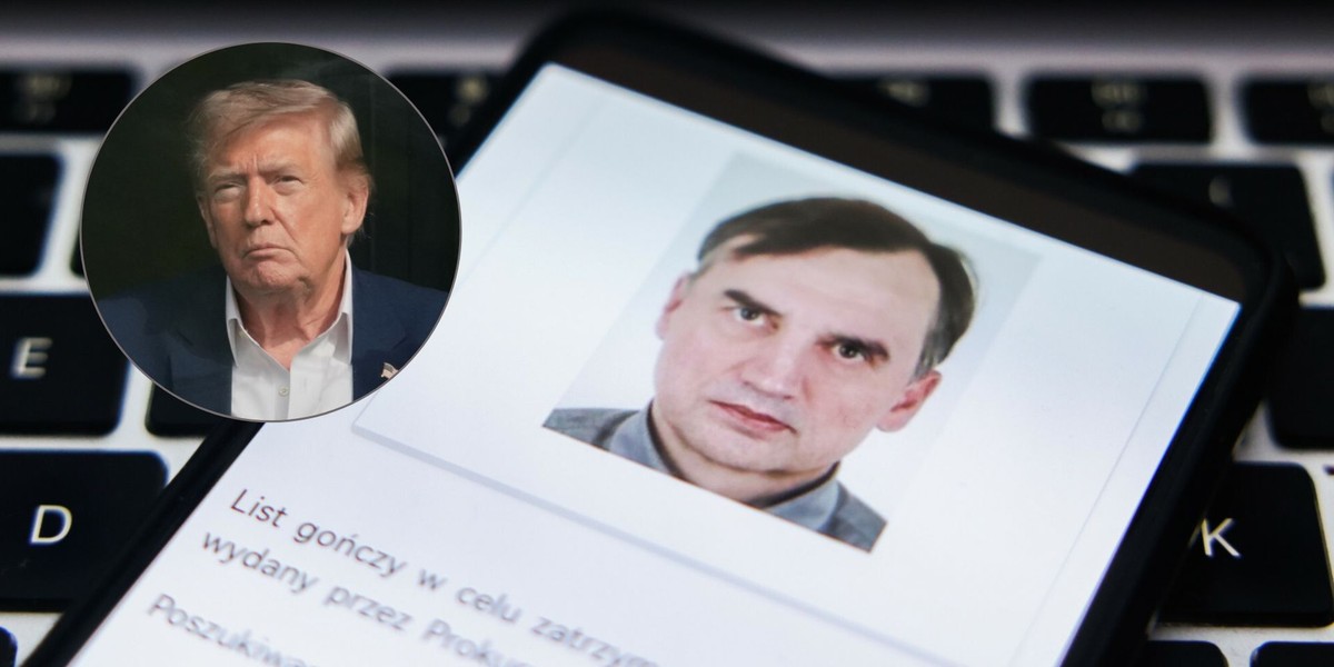 Według medialnych doniesień decyzję wizową dla Zbigniewa Ziobry miał podpisać osobiście prezydent USA Donald Trump (w kółku)