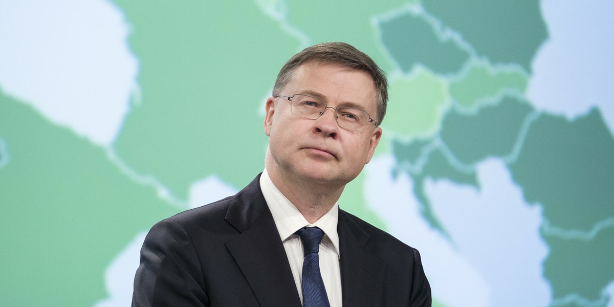 Komisarz ds. gospodarczych UE Valdis Dombrovskis