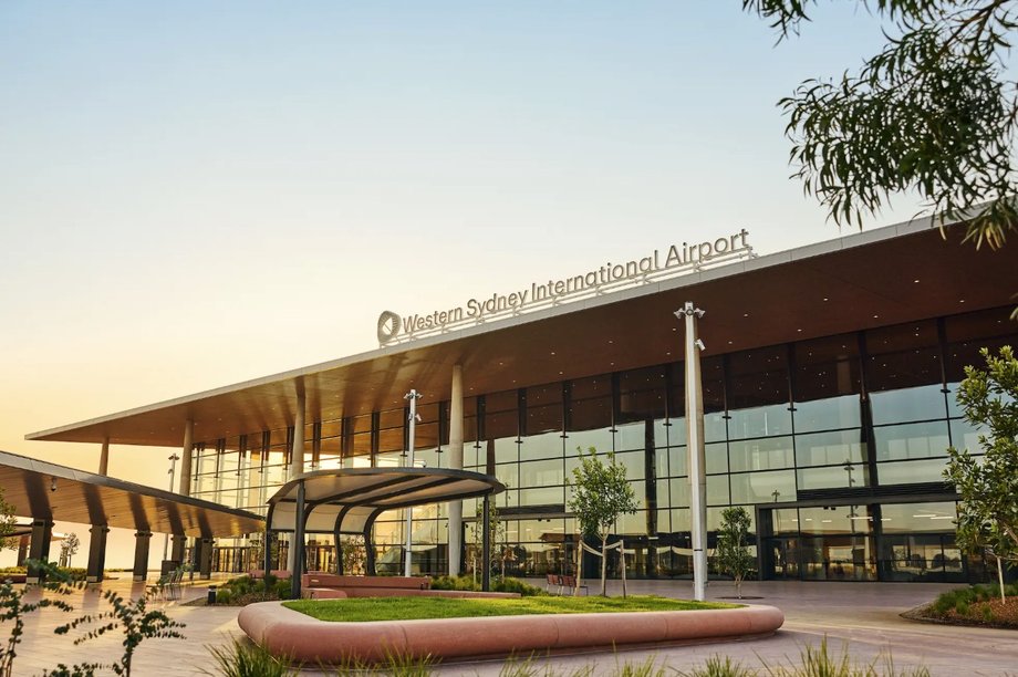 Zbudowany przez amerykańskiego potentata budowlanego Bechtel port lotniczy Western Sydney International Airport w Australii