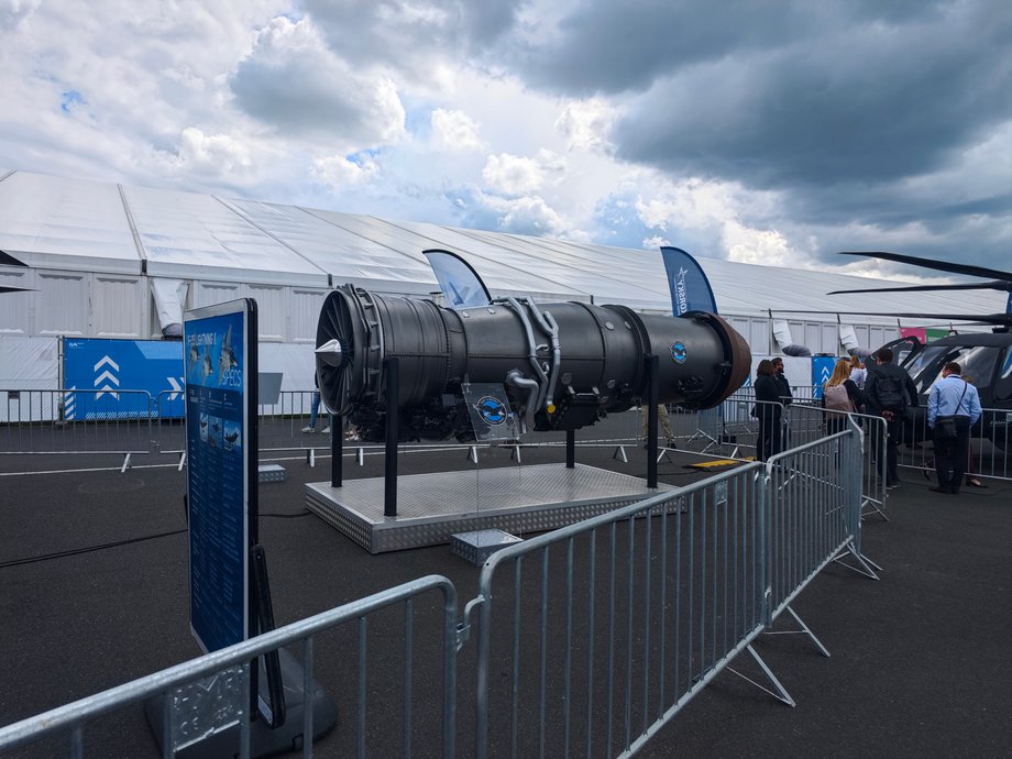 Silnik F-35 wystawiony na targach ILA 2026 w Berlinie