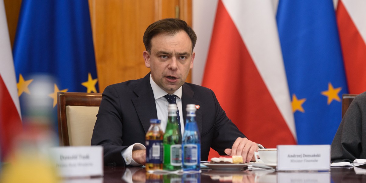 Andrzej Domański, minister finansów.