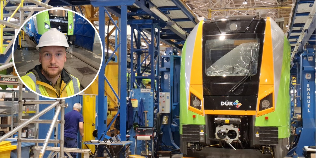I visited a train factory in Ostrava, Czech Republic