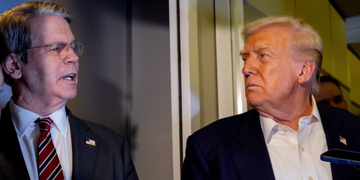 Scott Bessent i Donald Trump