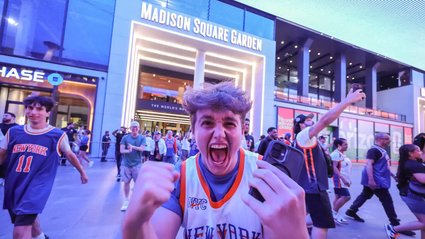 Donald Trump na meczu Knicksów. Bilety po milion dolarów