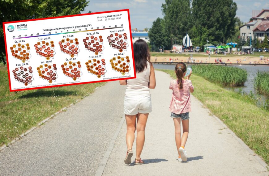 Nad Polską zbliża się fala gorąca: Temperatura na zachodzie kraju osiągnie nawet&hellip;