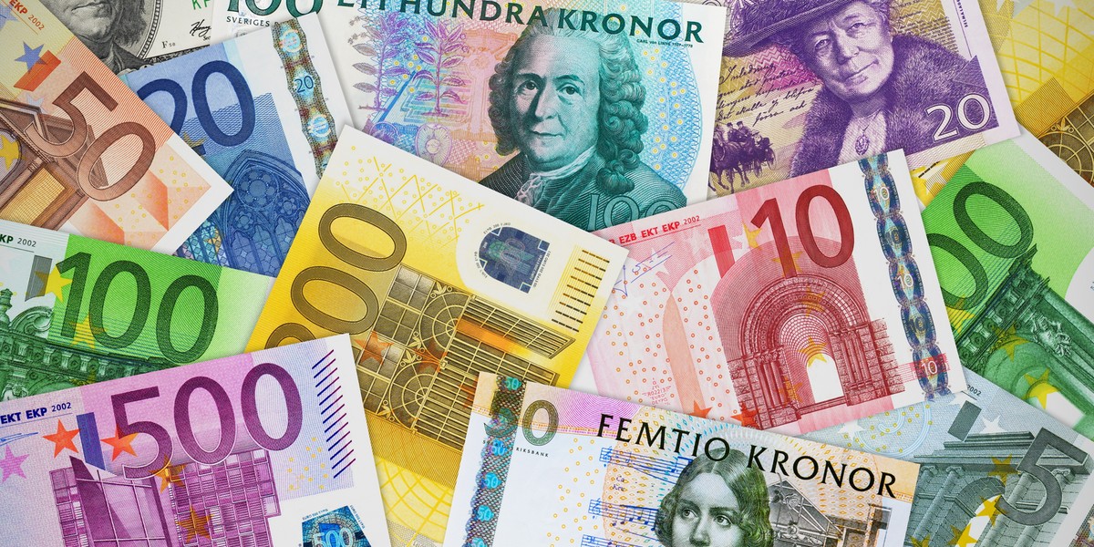 Szwedzi są niechętni wobec europejskiej waluty. Wolą swoją koronę
