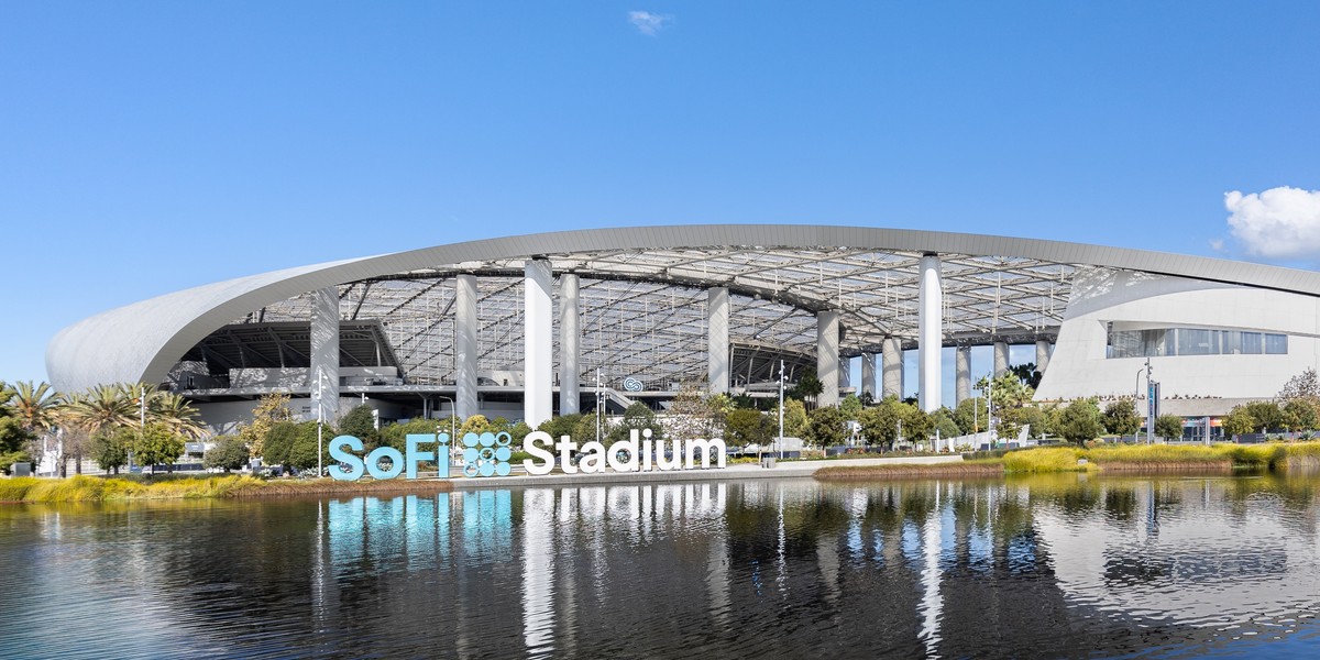 SoFi Stadium w Inglewood niedaleko Los Angeles jest jedną z aren mundialu