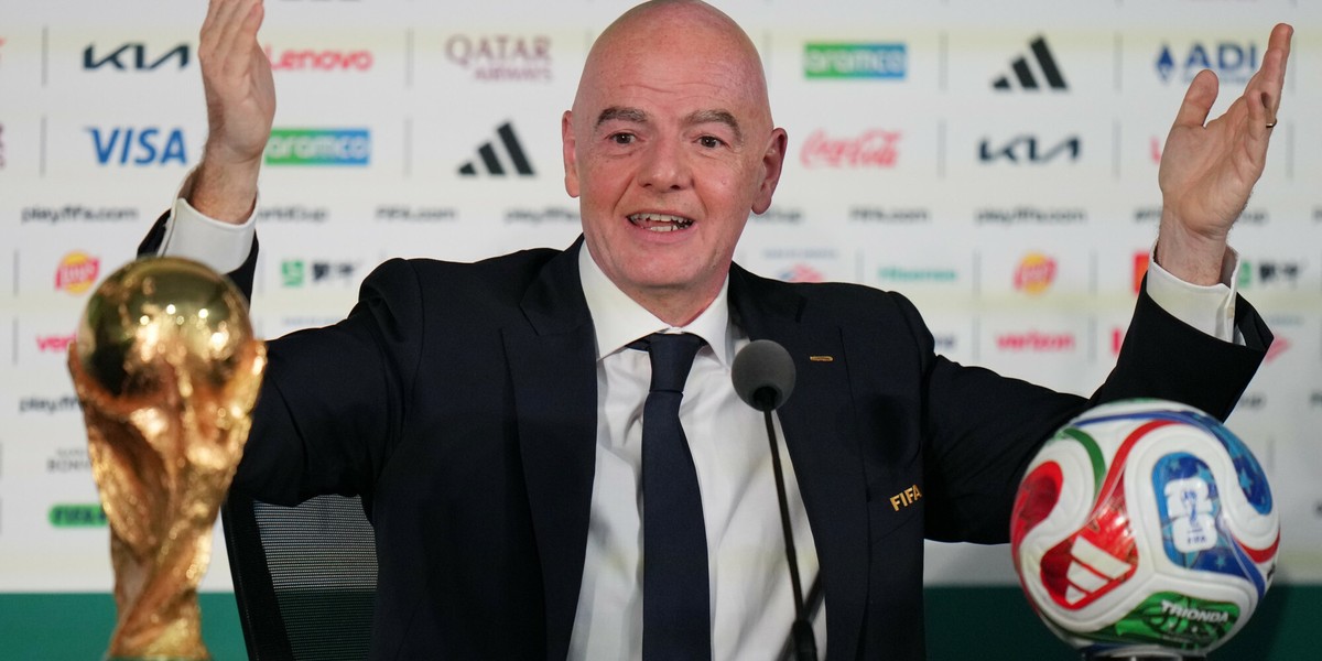 Prezydent FIFA Gianni Infantino