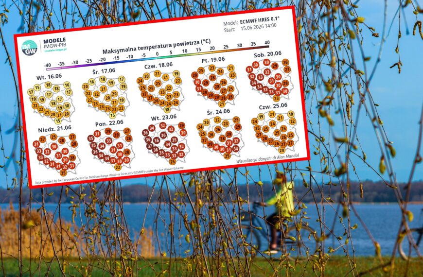 Prognoza pogody. Polska wkrótce znajdzie się pod wpływem cieplejszej masy powietrza