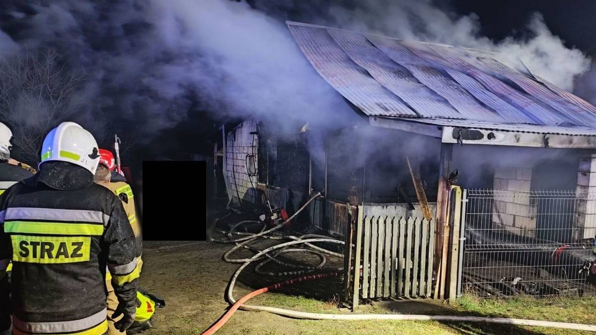 Tragiczny pożar w miejscowości Idalin. Nie żyją ojciec i troje dzieci