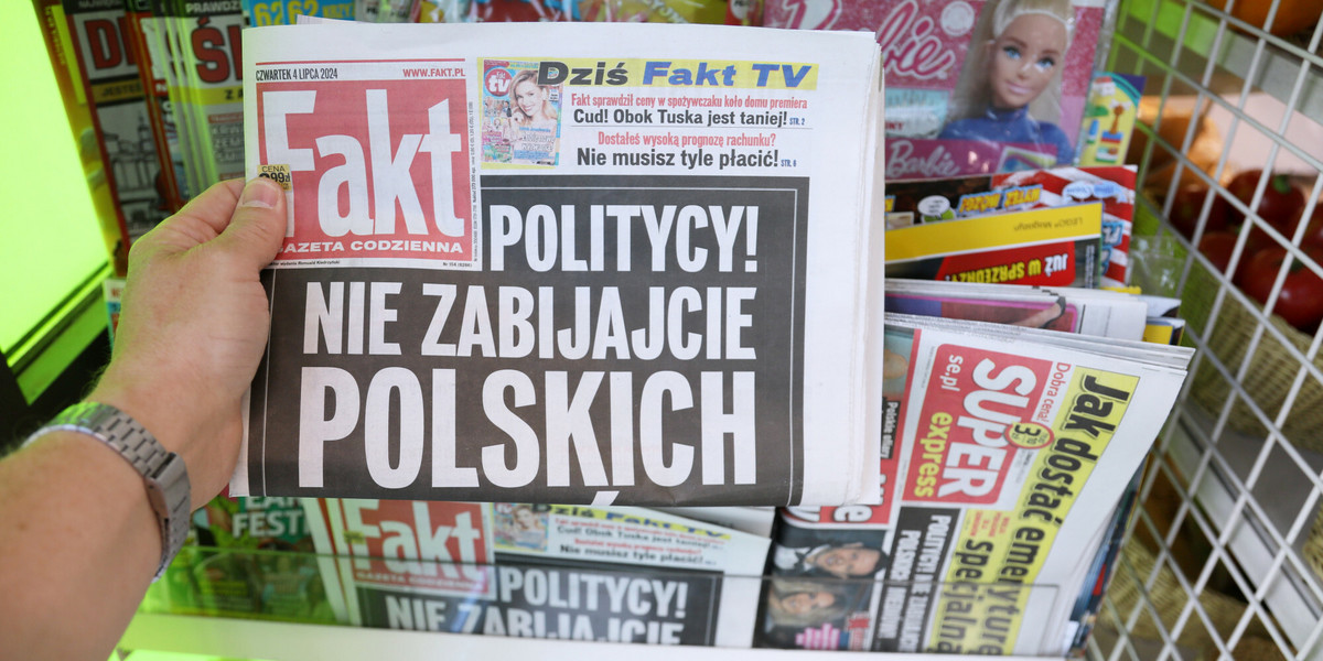 W czwartek w polskich mediach odbywa się protest